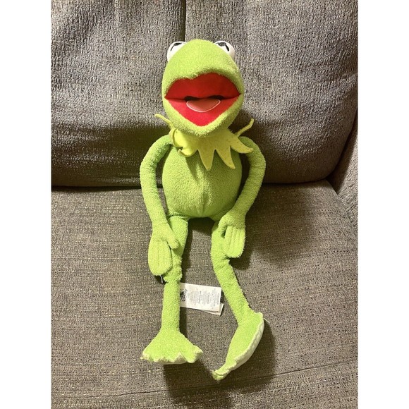 Disney Store KERMIT The FROG 18"   Stuffed Animal MUPPETS Plush Sesame Street - Picture 2 of 5